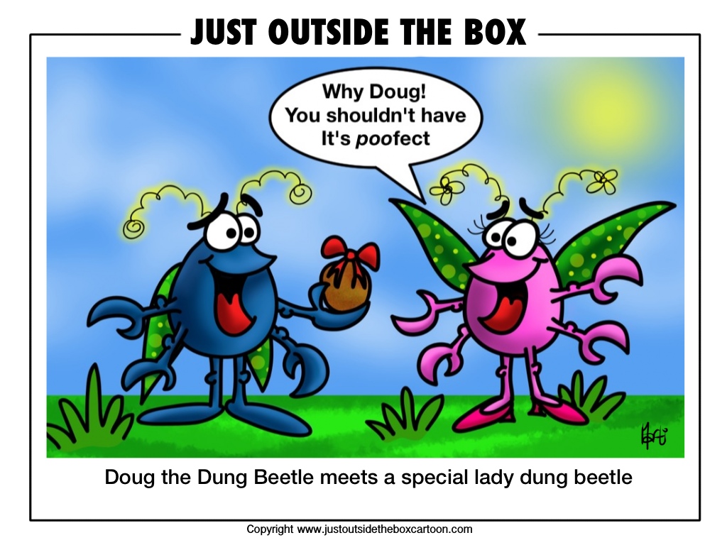 Doug dung beetle's new lady friend