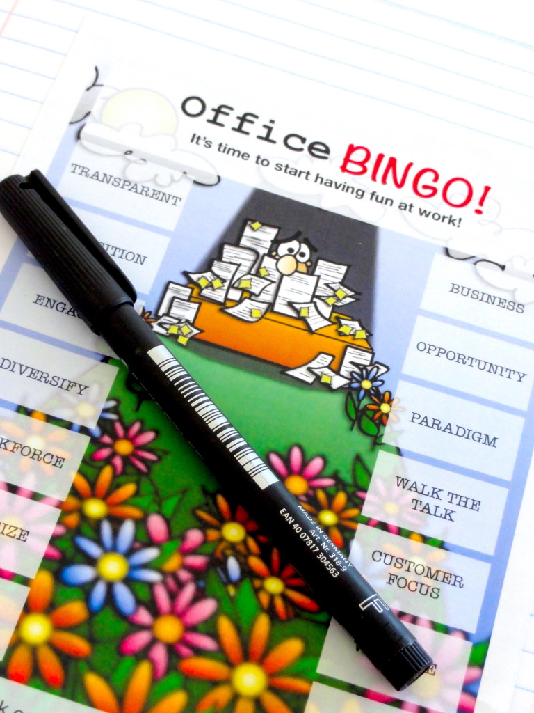 Office bingo free template