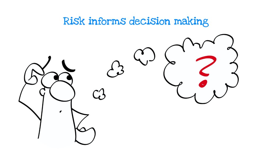 Risk informs decision making