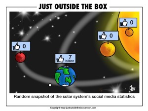 Facebook hits the solar system