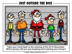 Santa found in police line up