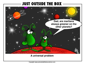Maritans are always greener on the other planets