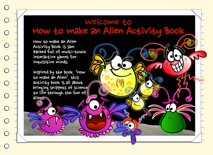 Alien activity book boderless 1